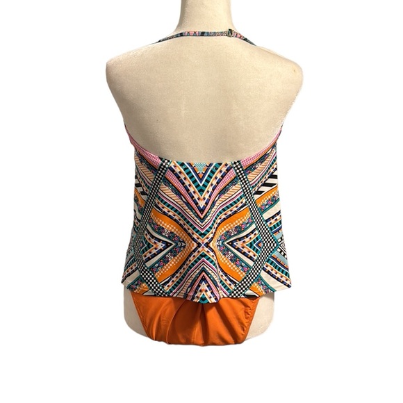 JESSICA SIMPSON TANKINI Swimsuit 2 piece size large - Picture 5 of 11